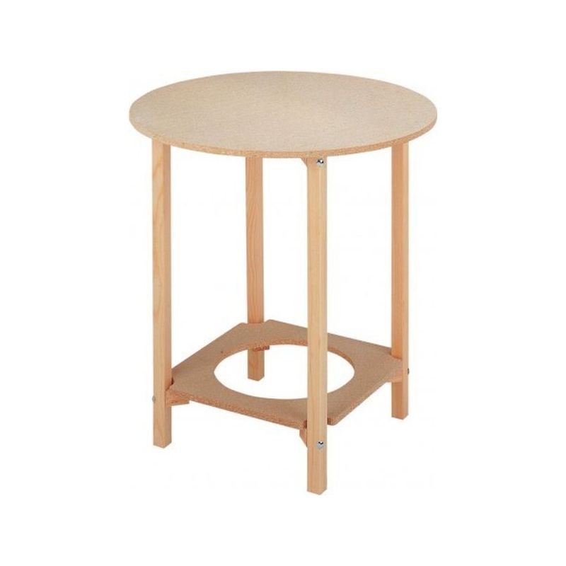 MESA CAMILLA 70CM CON AGUJERO CLIMENT MAD C70