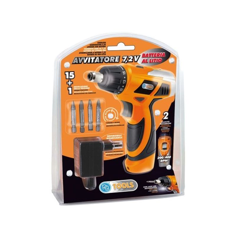 ATORNILLADOR BAT 7,2VLi PG-72V PG TOOLS