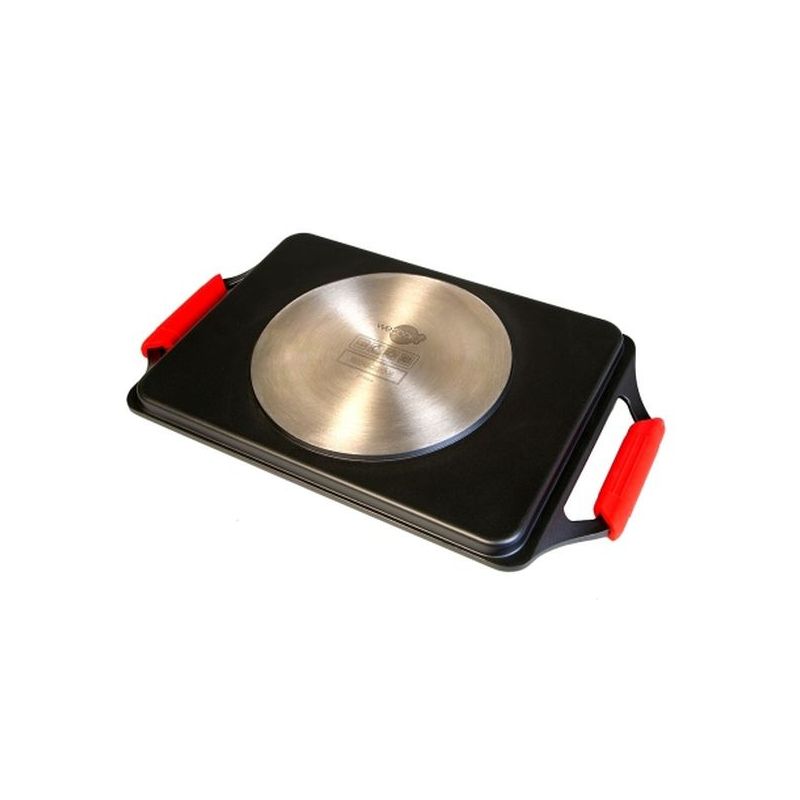 PLANCHA ASAR BAND 37X25CM LISA C/ASA AL/FU ECOSTONE COOKWARE
