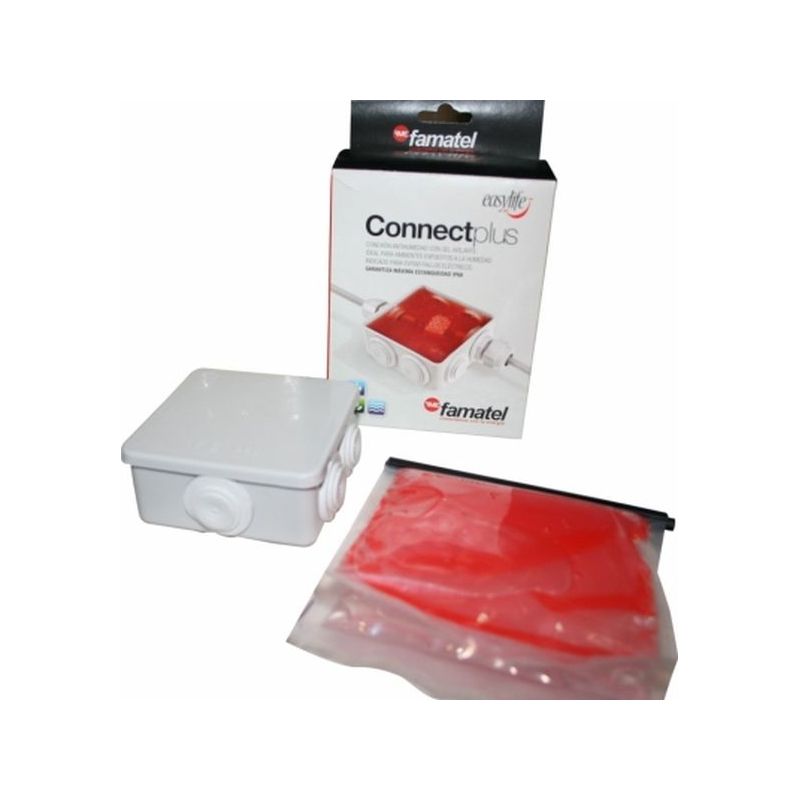 CAJA ELEC EMPALME 80X80 ESTANCA GEL MAX.INTENS. FAMAT