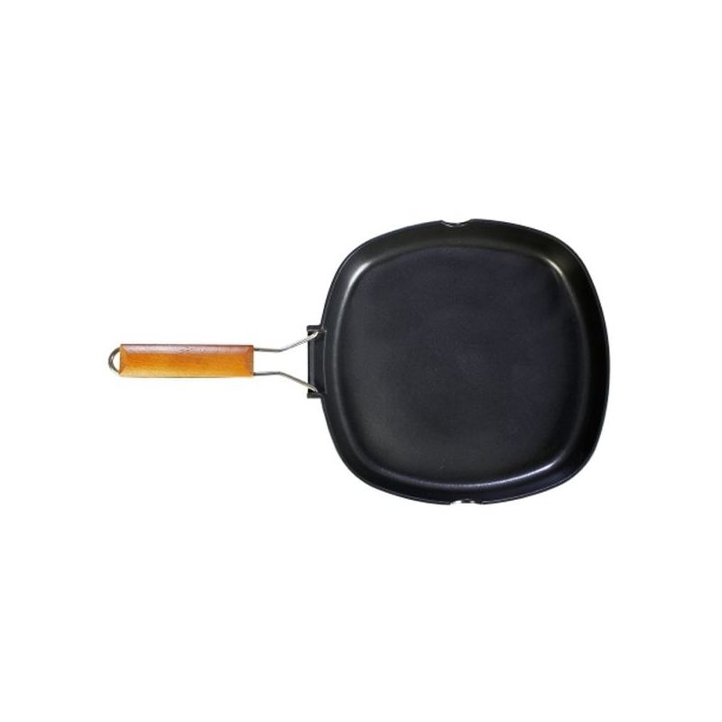 GRILL PLANCHA 28X28CM LISO M/ABAT AL/FU ECOSTONE COOKWARE