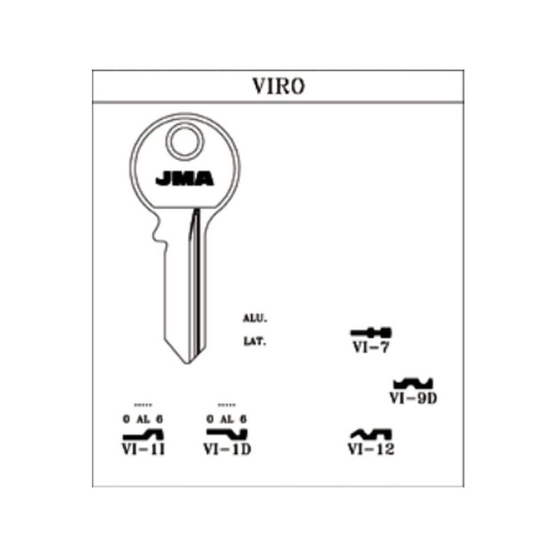 LLAVE CILINDRO EN BRUTO JMA AC VI-1I