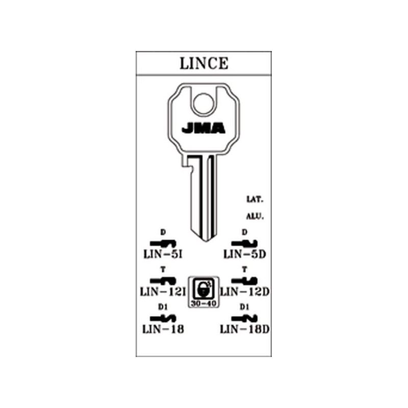 LLAVE CILINDRO EN BRUTO JMA AC LIN-5D
