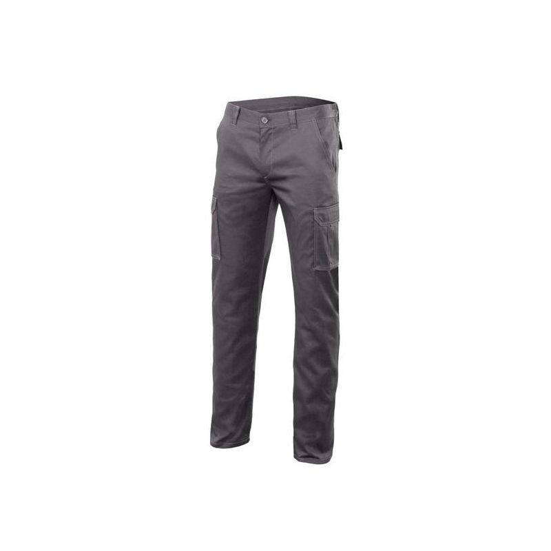 PANTALON TRABAJO T42 ELAST. GR STRETCH MLTIBOL VELILLA