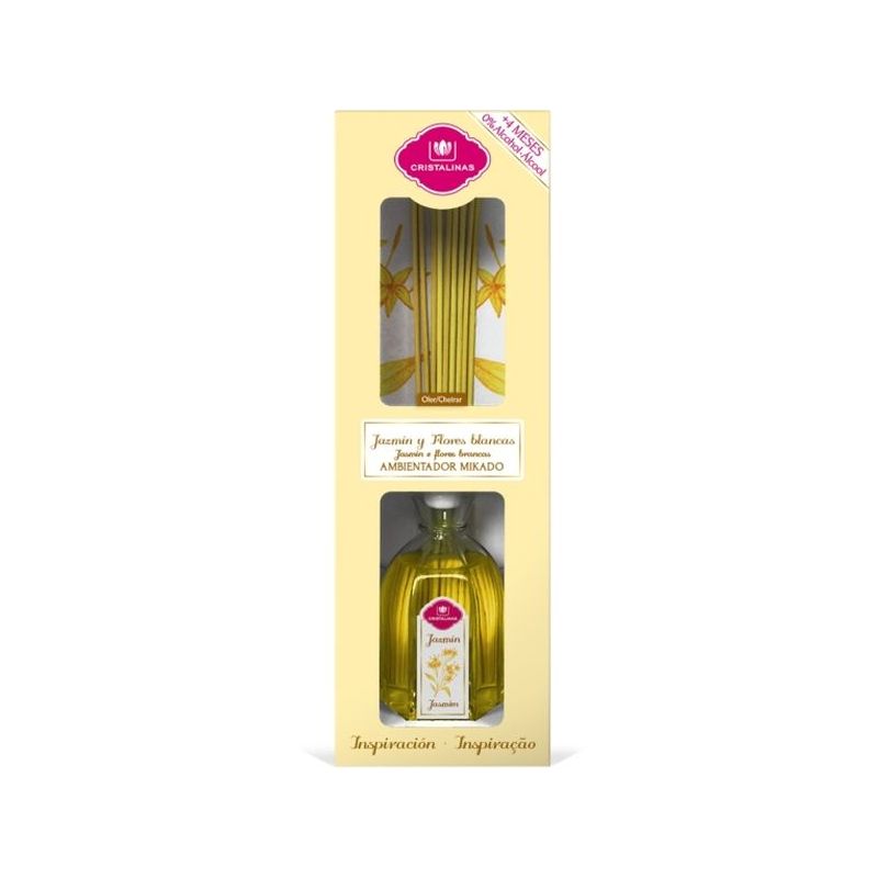 AMBIENTADOR HOG JAZMIN 180ML MIKADO CRISTALI.