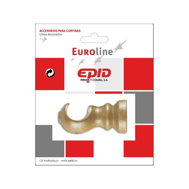 SOPORTE BARRA CORT 19MM FRONTAL MAD NAT EPID