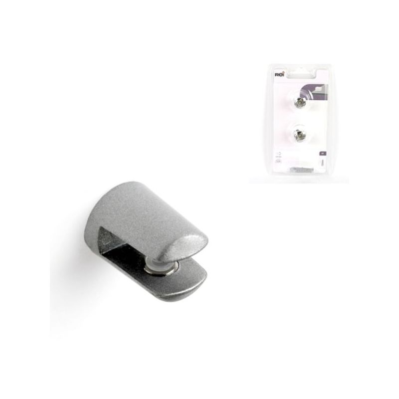 PORTAESTANTE SOP 1B 3-6MM VITRI CLIP FIJO CR/MT REI 2 PZ