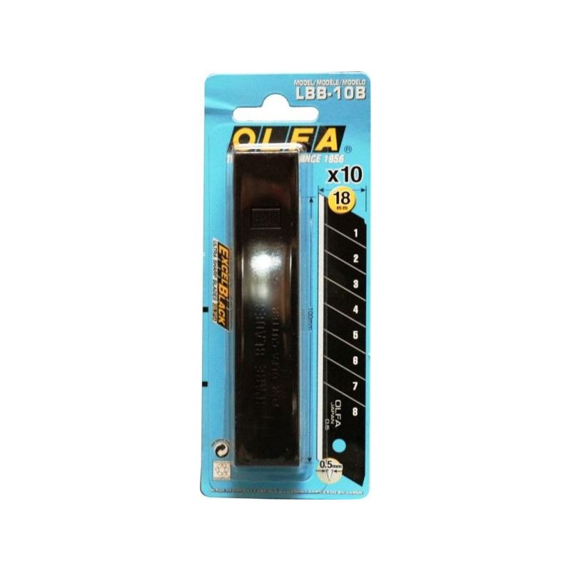 CUCHILLA CUTTER 18X0,5MM NE OLFA 10 PZ
