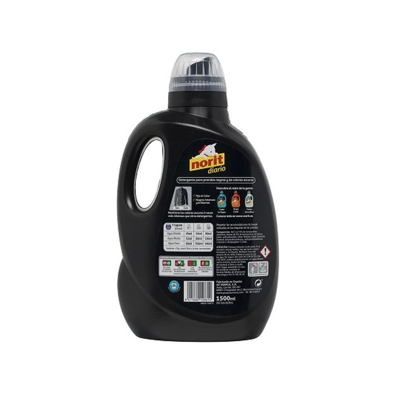 DETERGENTE LIMP LIQ ROPA OSCURA 28 LAV. NORIT 1,5 LT