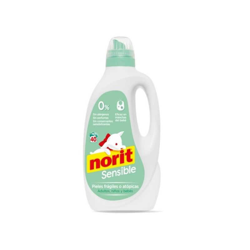 DETERGENTE LIMP LIQ SENSIBLES 40 LAV. NORIT 2,12 LT