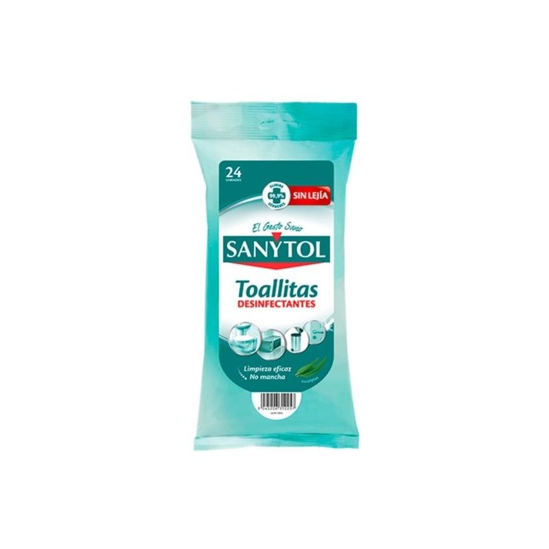 TOALLITAS DESINFECCION MULTI. SANYTOL 24 UD