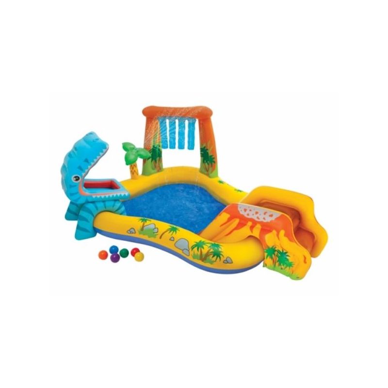 PISCINA HINCH 249X191X109CM INF DINOSAURIO INTEX