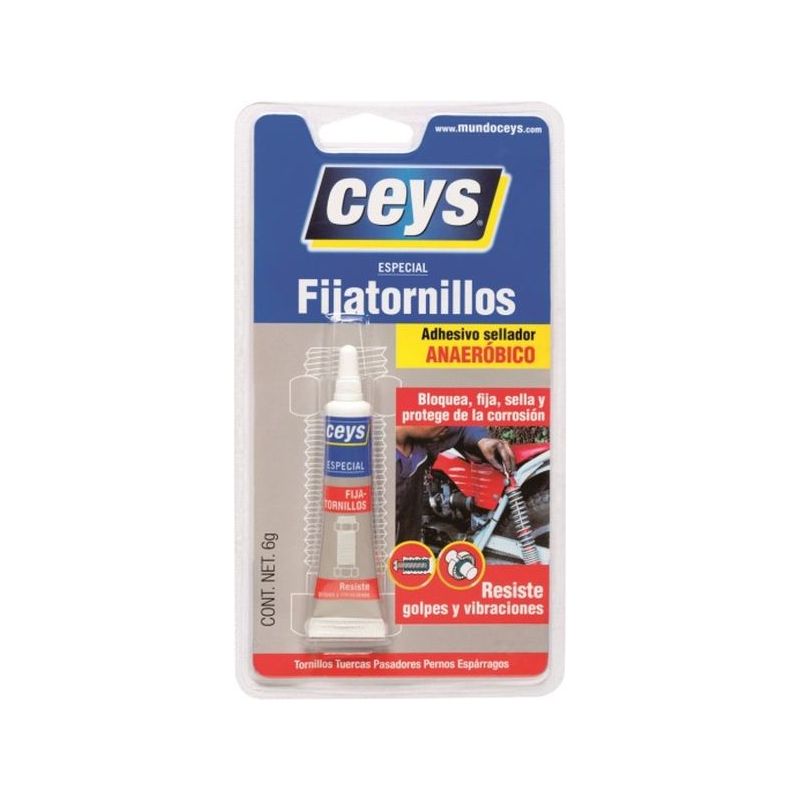 ADHESIVO SELLADOR ANAEROBICO 6 GR FIJATOR CEYS