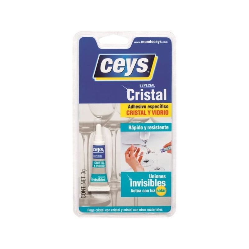 ADHESIVO VIDRIO 3 GR CRISTALCEYS CEYS