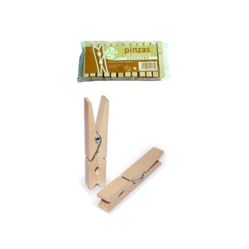 PINZA TENDER ROPA MUELLE 7 VUELTAS MAD TARRES 24 PZ