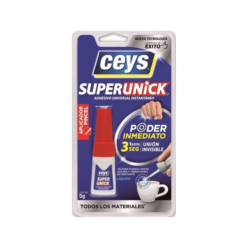 ADHESIVO INSTANTANEO 5 GR SUPERCEYS PINCEL CEYS