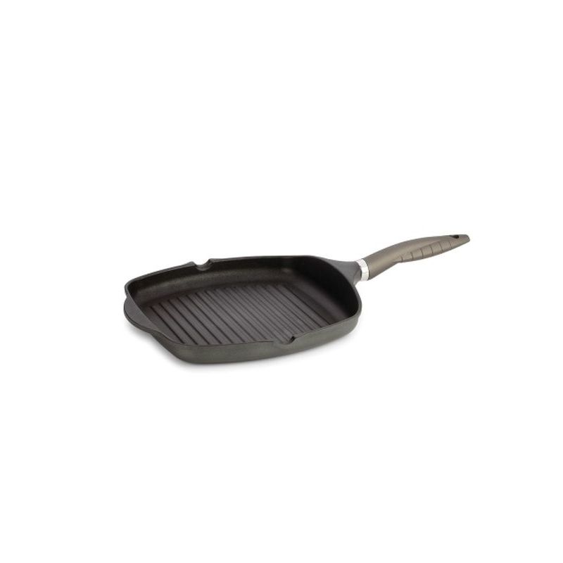 GRILL PLANCHA 26X26CM RAYAS C/M AL/FU TEC.PLATINUM VALIRA