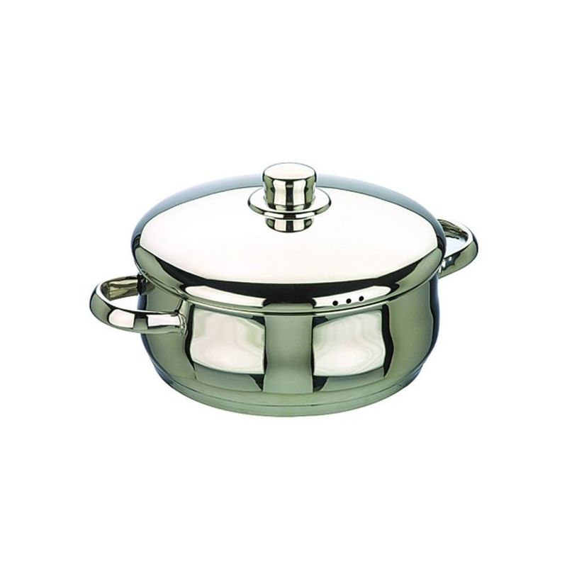 CACEROLA 16CM C/TAPA INOX OSLO IBILI