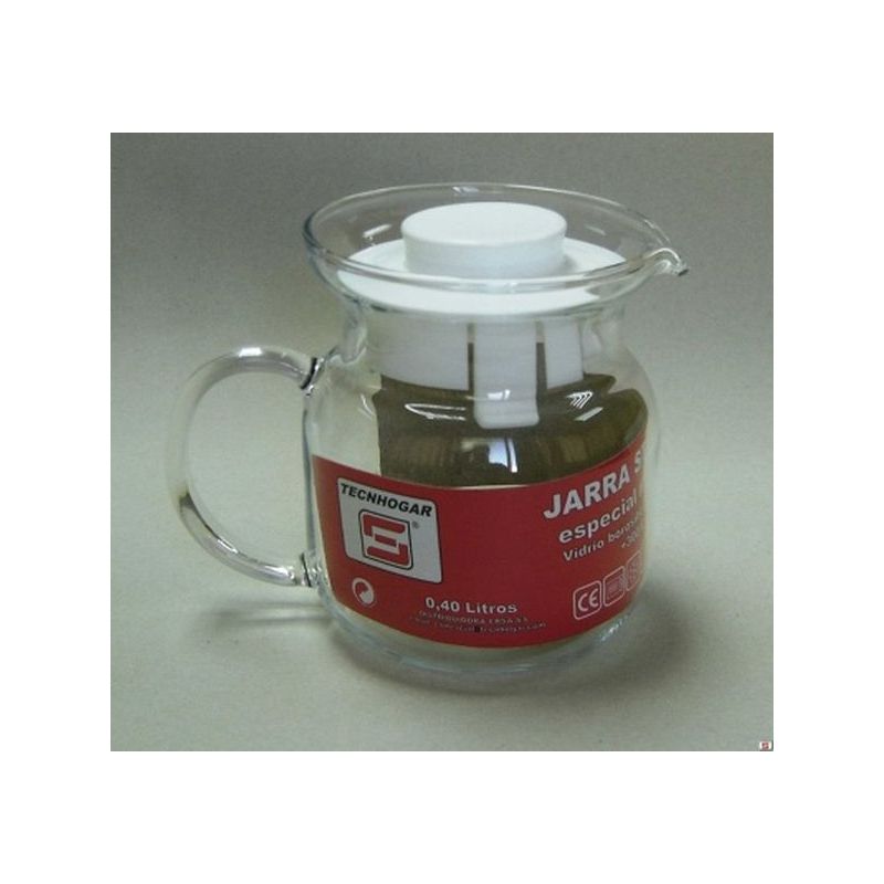 JARRA MICROOND. ESTAND. 0,4LT VIDRIO TECNHOGAR