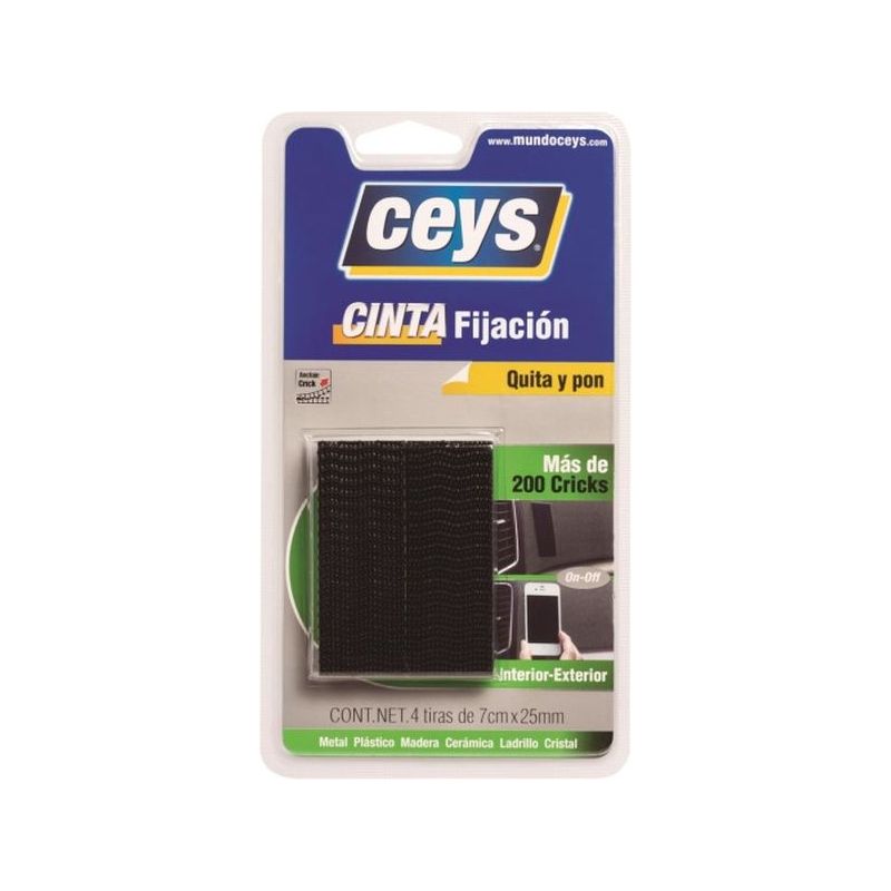 CINTA ADH 70x25MM TIRA QUITA Y PON MULTIM NE TACK CEYS CRICK