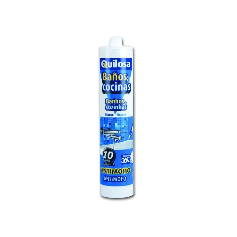 SILICONA ACIDA CO/BAÑ A/M S/R TR. QUILOSA 280 ML