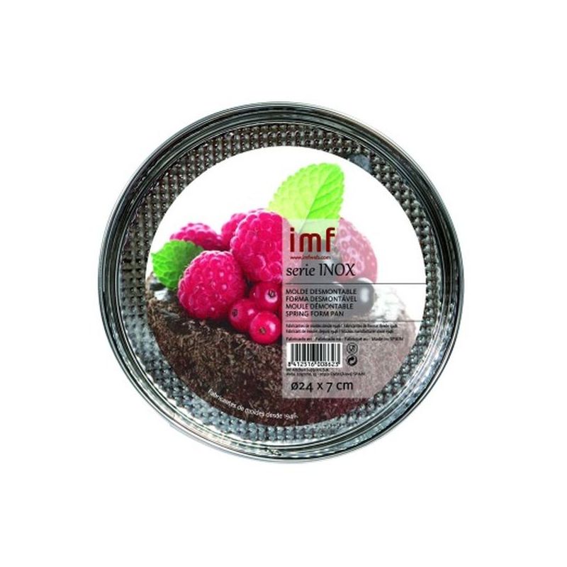 MOLDE RESPOST RDO 24X7CM DESMONTABLE INOX IMF