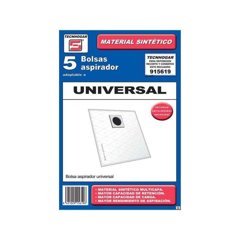 BOLSA ASP THOGAR PAPEL UNIVERSAL 915619 5 PZ
