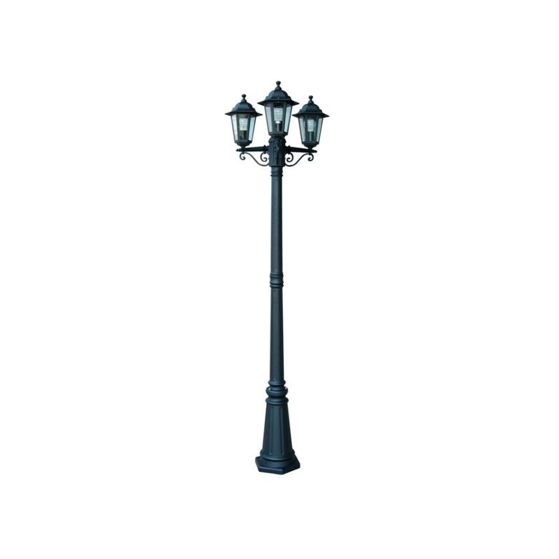 FAROL JARD 3 FOCOS E-27 3X60W ALU NE ORLANDO LUXFORM