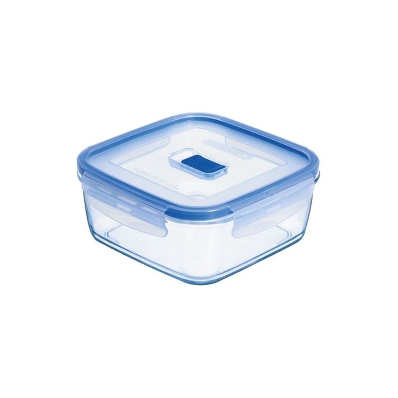 HERMETICO ALIMEN. CUADRADO 13X13X6CM CRIST LUMINARC