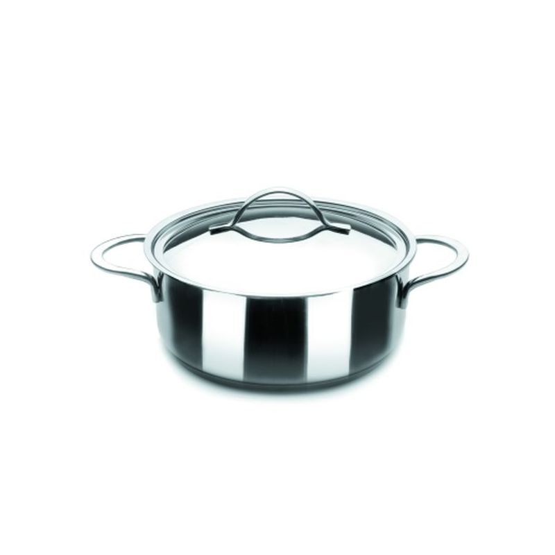 CACEROLA 20CM C/TAPA INOX NOAH IBILI
