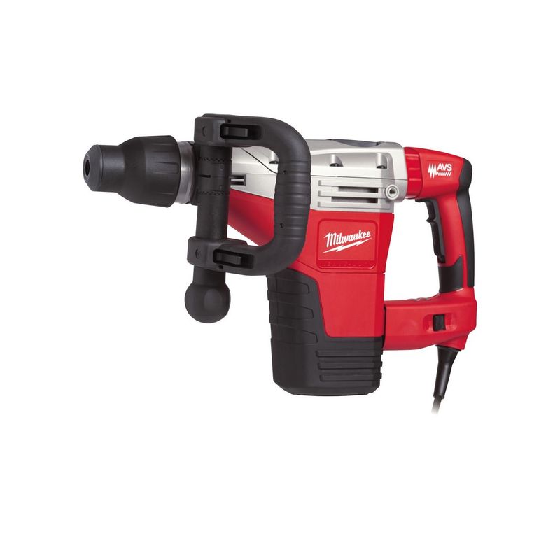 K500S Martillo demoledor de 5kg, 1300W, AVS, SDS-Max, 8,5J de energía de impacto, 2840bpm, vibración de cincelado 11,5m/s². Se suministra en kitbox