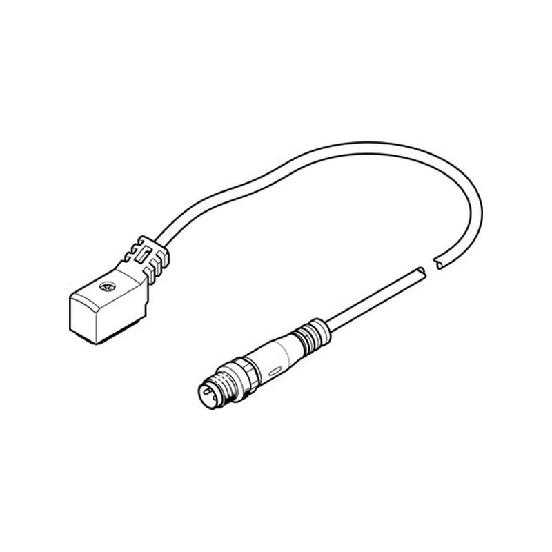 Cable.conexión NEBV-Z4WA2L-R-E-0.5-N-M8G3-S1