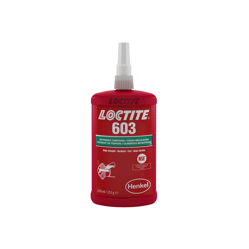 LOCTITE 603 BO 250ML EGFD RETENEDOR MONTAJES AJUST. PIEZAS ACEITADAS
