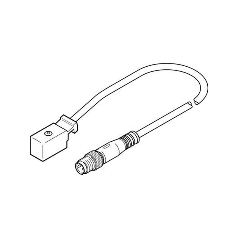 Cable.conexión KMYZ-2-24-M8-0,5-LED