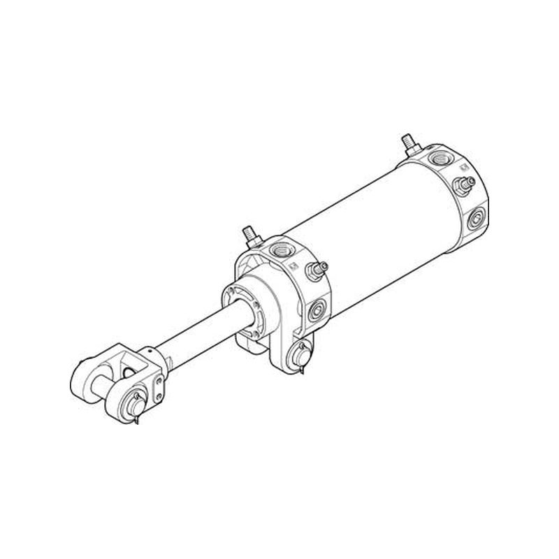 Cil. articulado DW-80-125-Y-AB