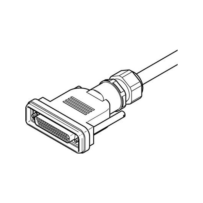 Cable conex. NEBV-S1G44-K-10-N-LE39