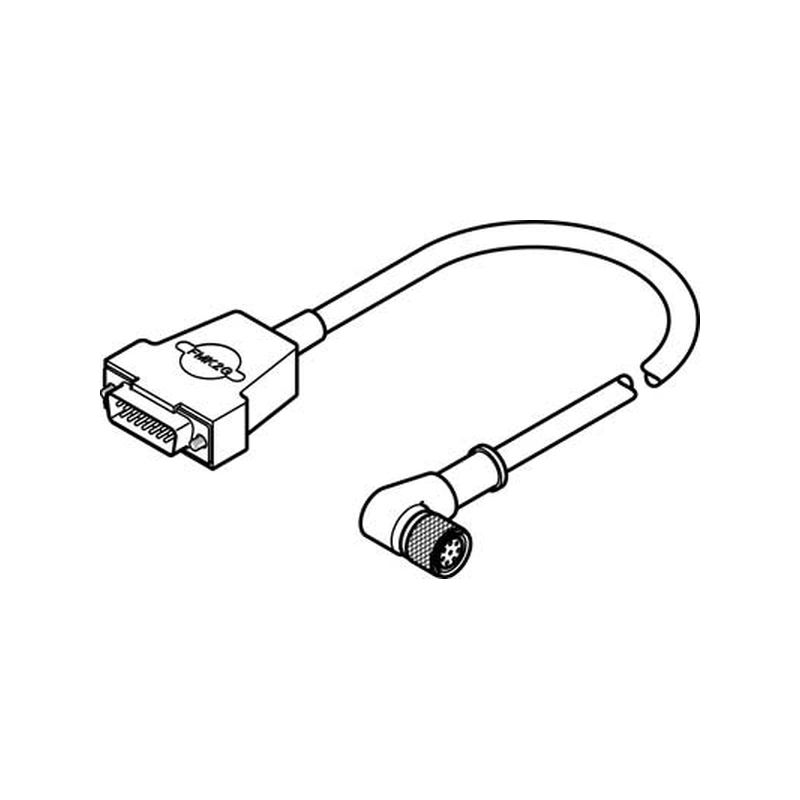 Cable encoder NEBM-M12W8-E-25-N-S1G15