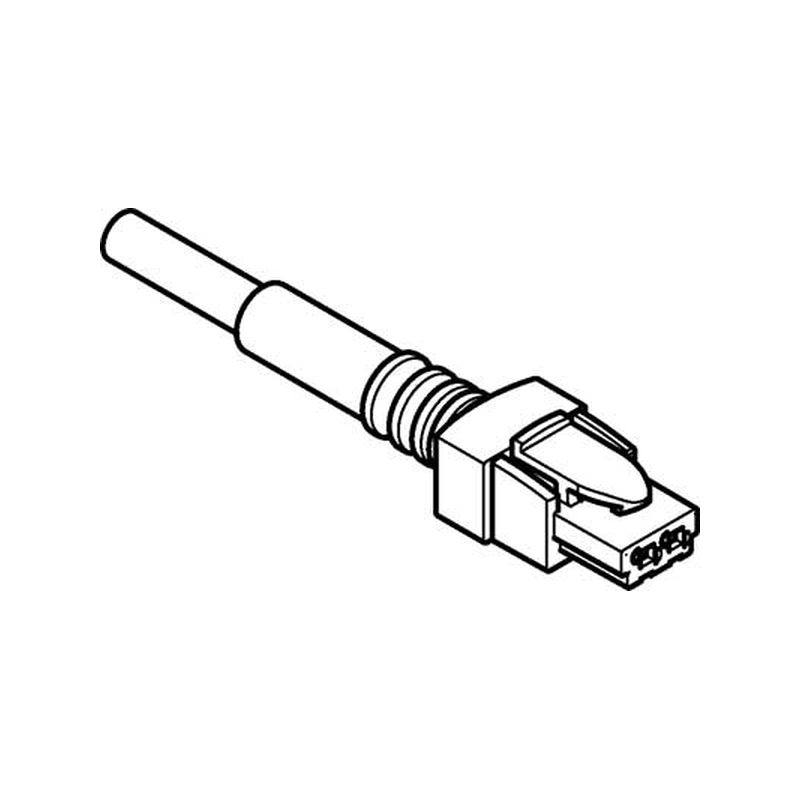 Zóc. con cable NEBV-HSG2-P-0.5-N-LE2