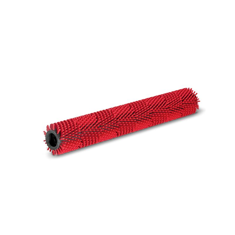 Cepillo cilíndrico, medio, rojo, 450 mm