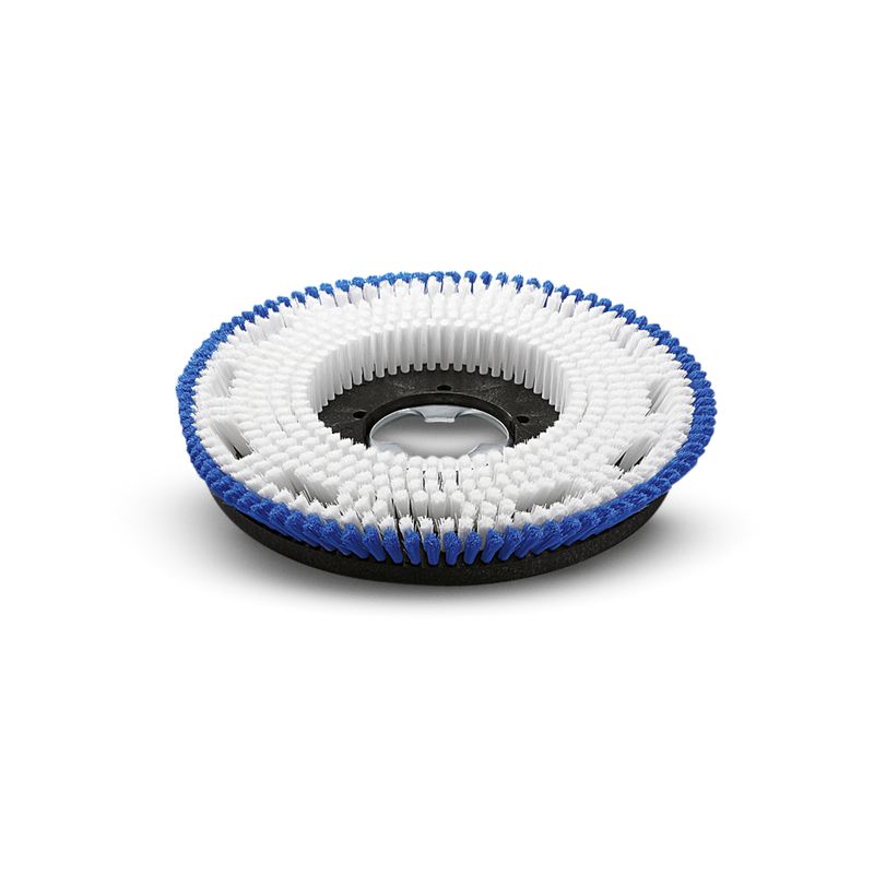 Cepillo para aplicación de champú, semiblando, azul / blanco, 430 mm