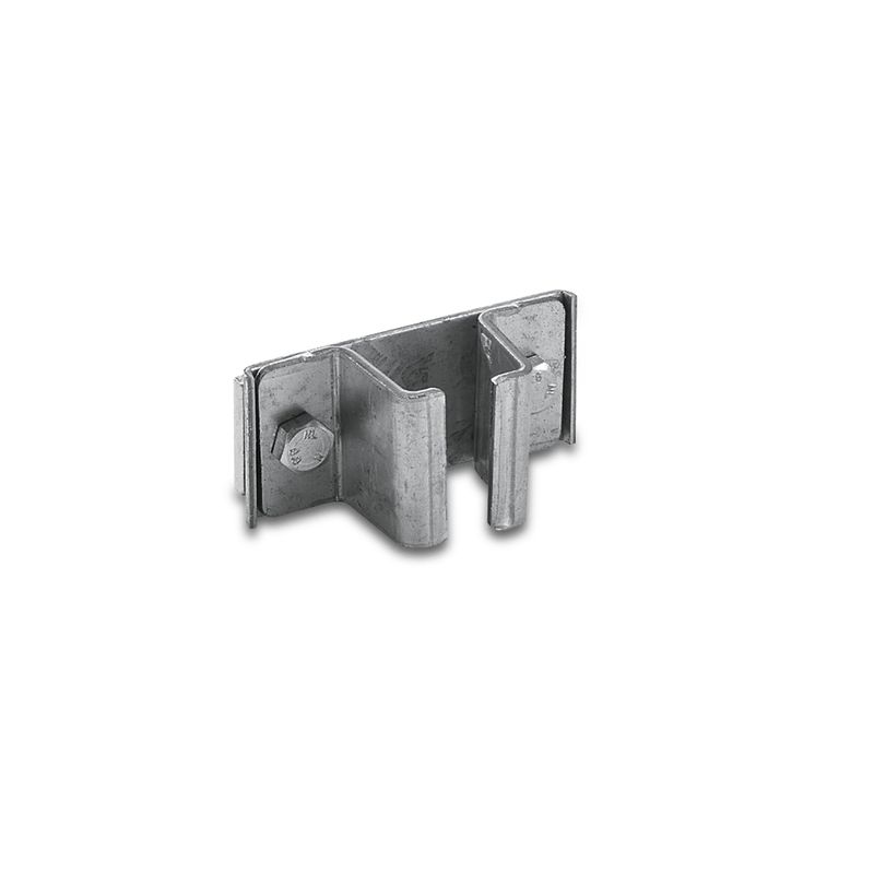 Portacarril, pieza de fijación para pared