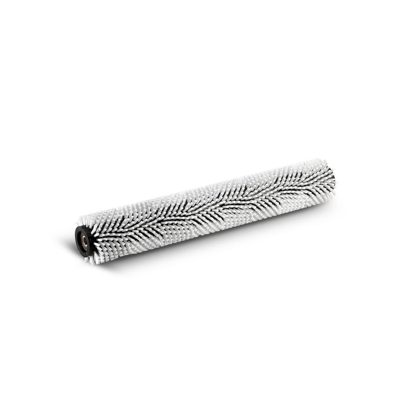 Cepillo cilíndrico, blando, blanco, 700 mm