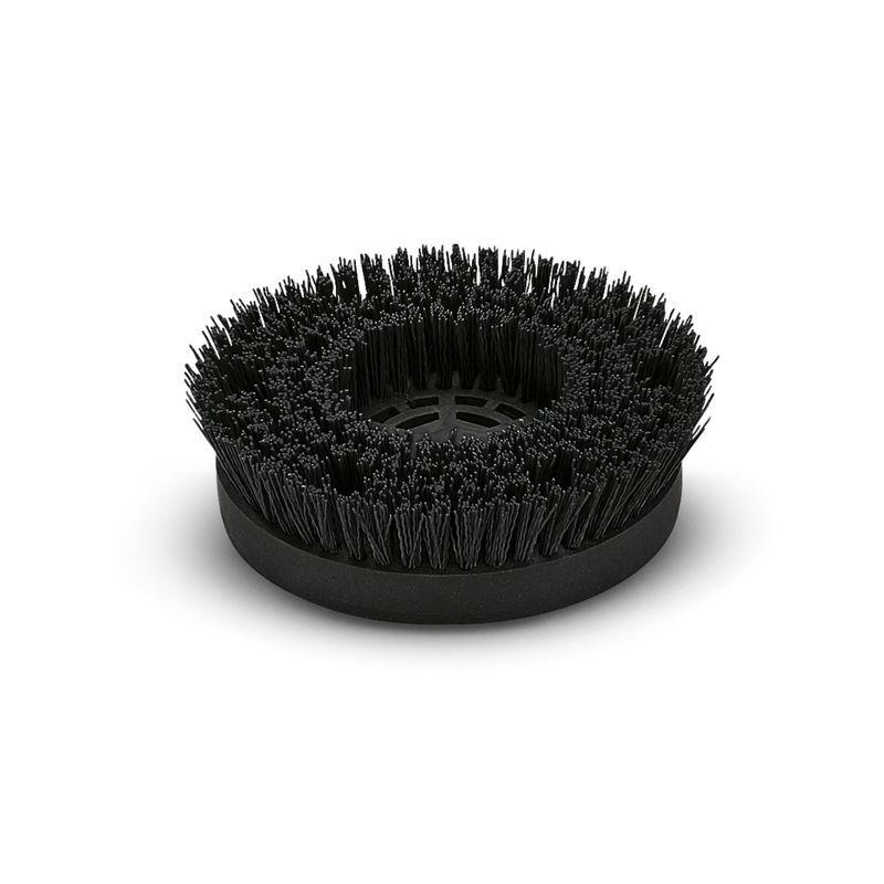 Cepillo circular, duro, Negro, 200 mm