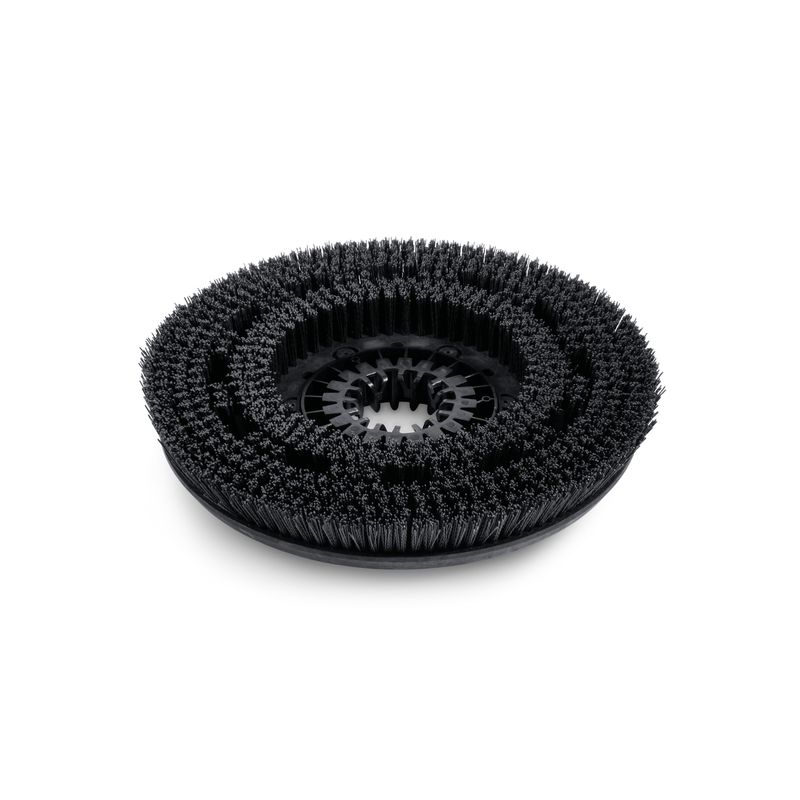 Cepillo circular, duro, Negro, 406 mm