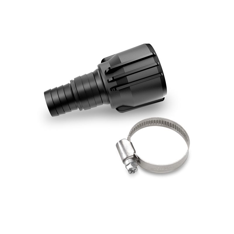 Elemento de conexión para manguera de aspiración y de riego de 1&quot; + 3/4&quot;
