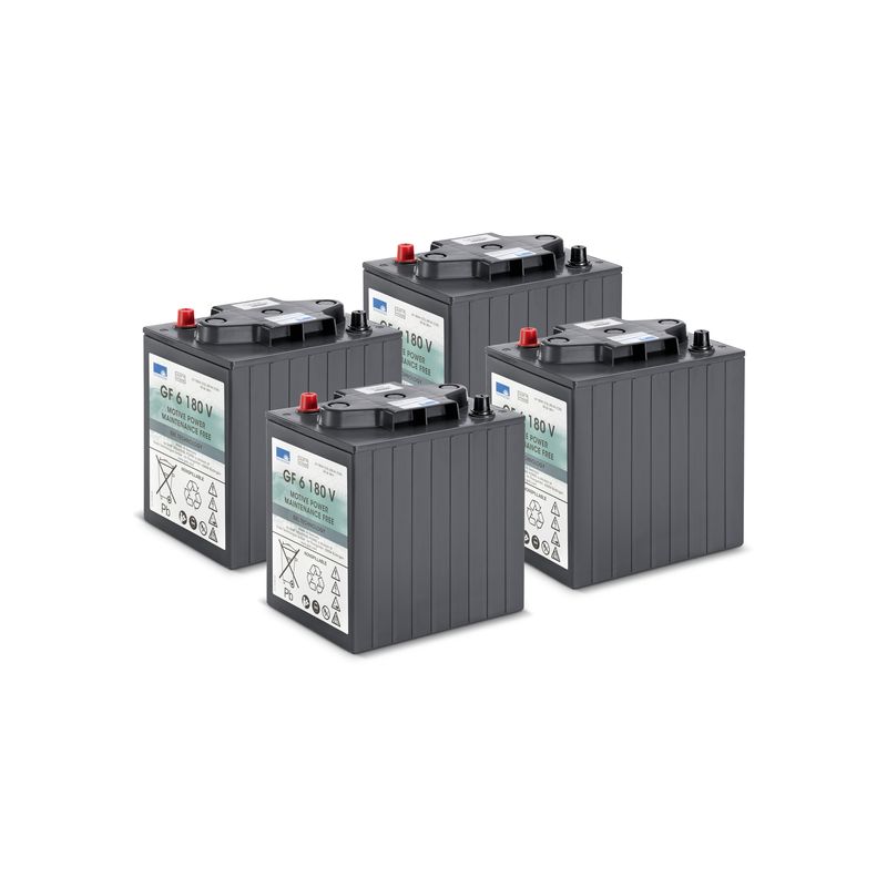 Kit de baterías, 24 V, 180 Ah, no requiere mantenimiento