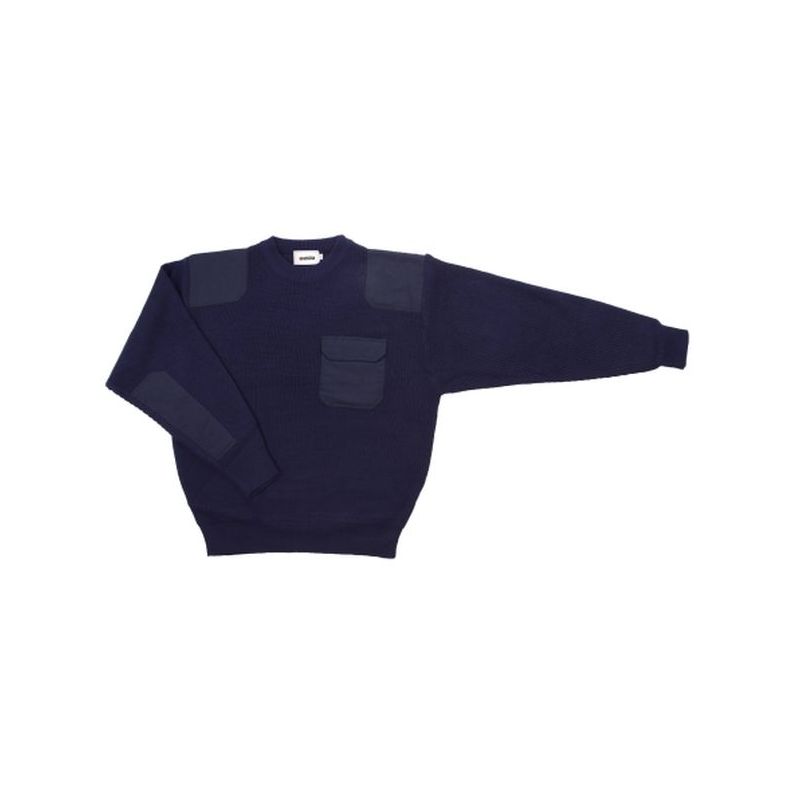 JERSEY C/PARCHES AZ C.RED T-M 