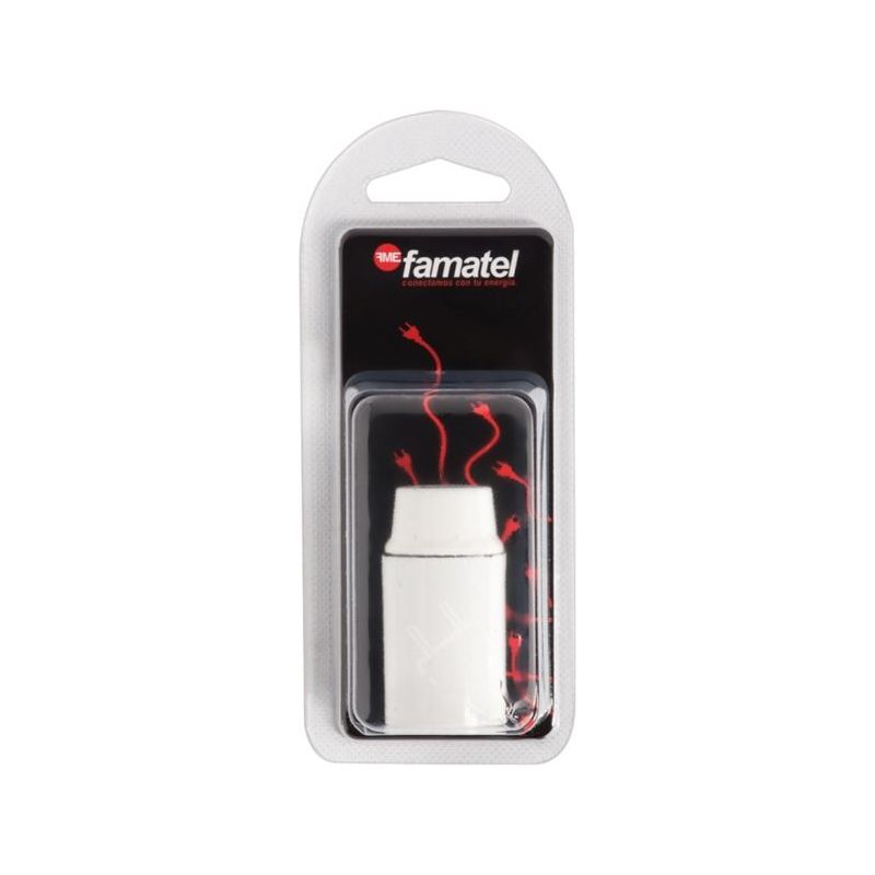 PORTALAMPARAS E-14 BLANCO BL F