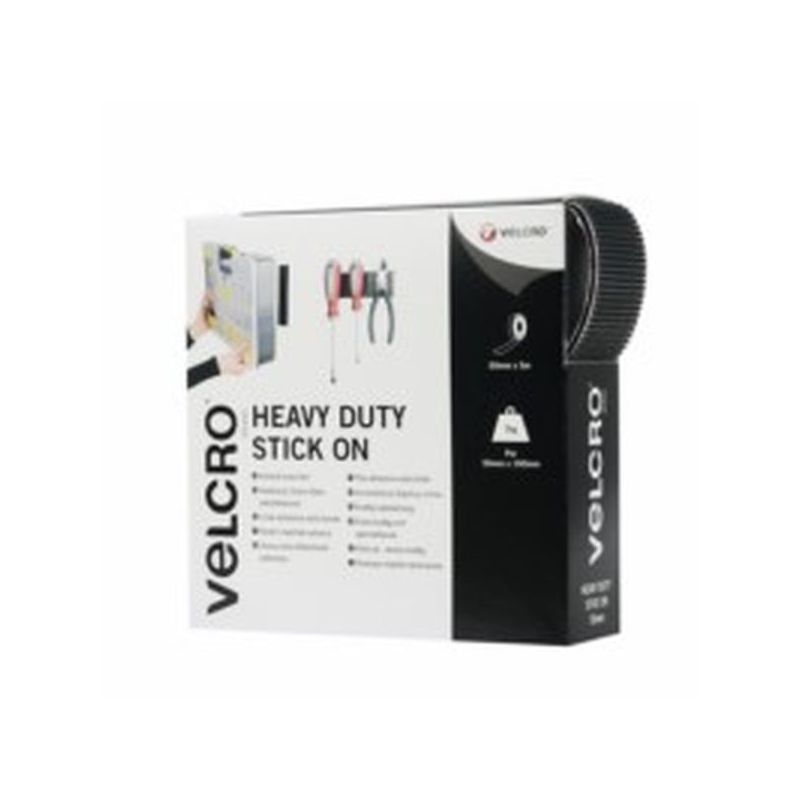 CINTA ADHES EXTRA FUERTE VELCRO 50MM X 5M (MACHO + HEMBRA)