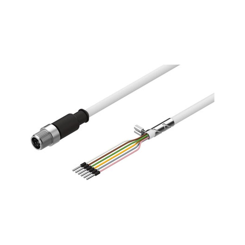 Cable del motor NEBM-M12G8-E-2.5-Q5-LE6